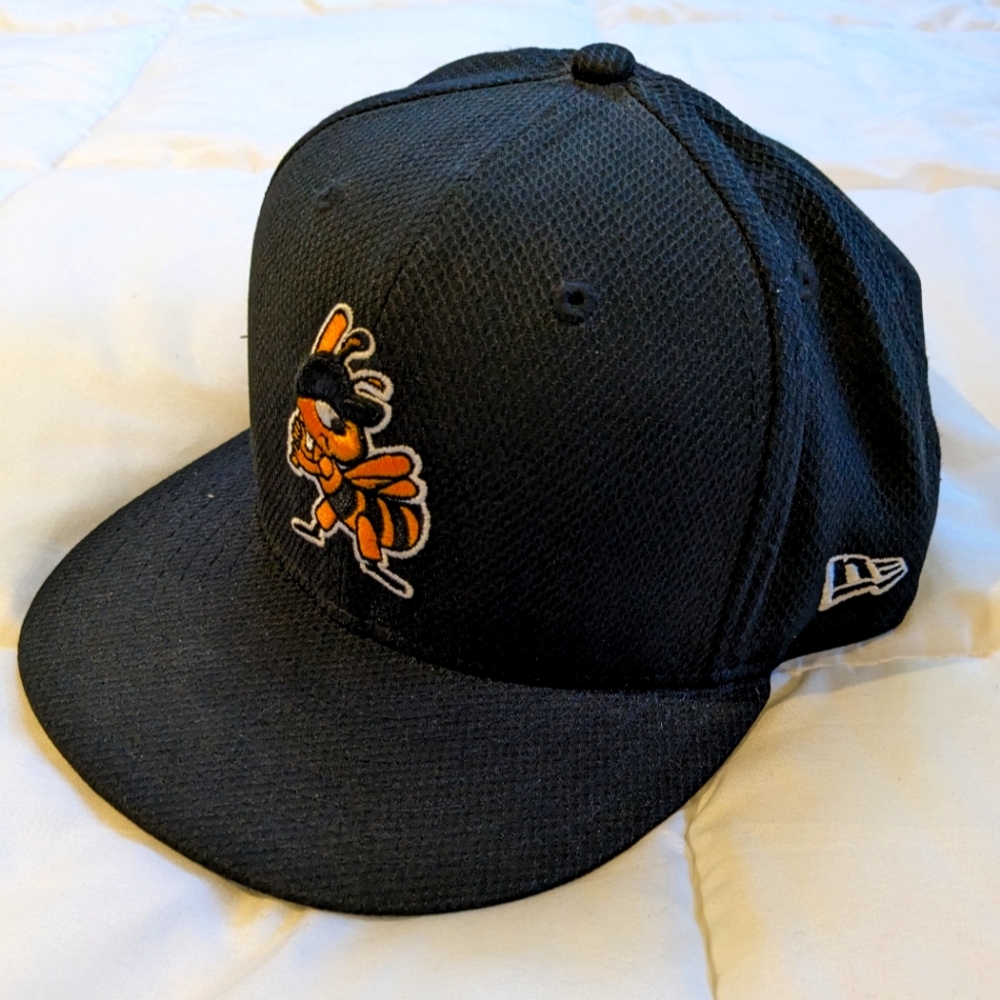 Salt Lake Bees on field fitted ball cap